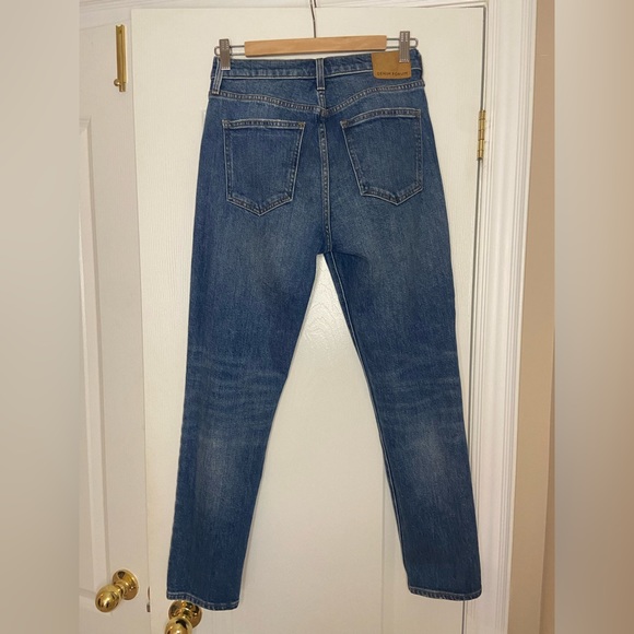 Yoko High Rise Slim Med Blue Denim Forum Aritzia - Picture 3 of 5